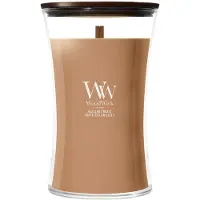 Woodwick Hazelnut Roast Large Geurkaars