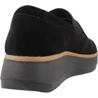Clarks Clarksvoor vrouwen. 26180118 Zylah Sky zwart leren schoenen (38), Leer, 1 tot 3 cm, Geen, Casual
