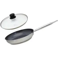 Elo Set Koekenpan 28 cm keramiek zonder PFAS en deksel Profi Therm Platinum Elo