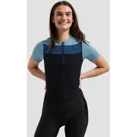 Rogelli Core Block Dames Fietsshirt - Korte mouw - Blauw