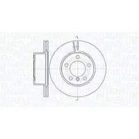 MAGNETI MARELLI 361302040781 Remschijf