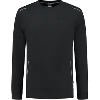 Tricorp 302703 Sweater Accent Zwart/Grijs maat XL uniseks