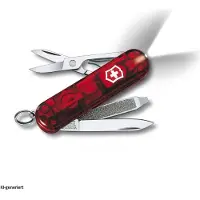 Victorinox Signature Lite transparant rood 0.6226 Zwitsers zakmes