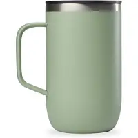 Qwetch Mug Tisanière Geïsoleerd - Matt Linnendegroen