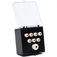 Martin 18APP60 Bridge Pins Set of 8 White w/ Faux Tortoise Inlay