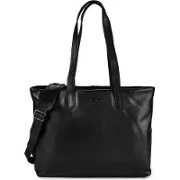 Plevier Catz Aktentas RFID-bescherming Leder 43 cm Laptopvak zwart