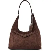 GUESS Dames Schoudertassen Ella Hobo - Bruin - Maat ONESIZE