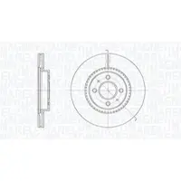 MAGNETI MARELLI 361302040807 Remschijf