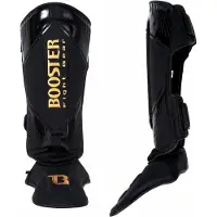 Booster Kickboks Scheenbeschermers Bangkok - Zwart Goud - maat XL