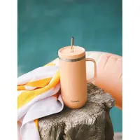 Qwetch Isolatiemok RVS met handvat | Maat 600 ml