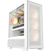 Darkflash Airnova Pc-Behuizing Met 3 Ventilatoren, Wit En Efficiënte Koeling