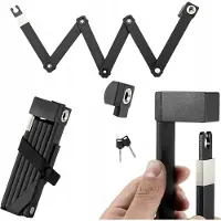 RockBros Vouwbaar Fiets Kettingslot met Sleutel - 88cm