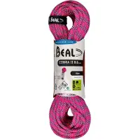BEAL - Klimtouwen - Cobra II 8.6 mm Golden Dry Fuchsia voor Unisex - Maat 50 m - Roze