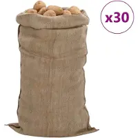 vidaXL Jutezakken 30 stuks 340 g/m² 65x135 cm 100% jute