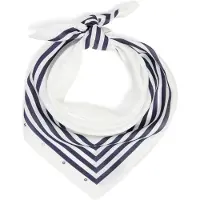 HUGO Doek blauw / wit