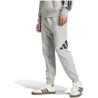 Adidas Sportbroek 'ESSENTIALS BIG LOGO FRENCH TERRY' antraciet / lichtgrijs