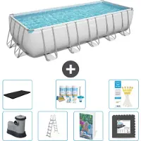 Bestway Power Steel Rechthoekig zwembad - 640x274x132 cm - 6-delig - Model S581