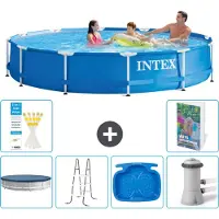 Intex Framezwembad, rond - 366x76 cm - 5-delig, model S140