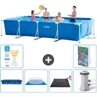 Intex Rechthoekig zwembad - 450x220x84 cm - 5-delig, model S40