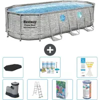 Bestway Power Steel Ovaal - 549x274x122 cm - 6-delig - Model S556