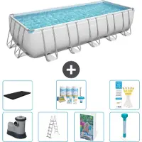 Bestway Power Steel Rechthoekig zwembad - 640x274x132 cm - 6-delig - Model S574