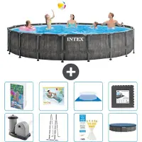 Intex Prism Frame Zwembad, rond - 549x122 cm - 7-delig, model S533