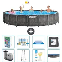 Intex Prism Frame Zwembad, rond - 549x122 cm - 7-delig, model S581