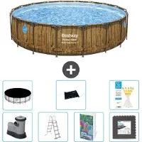 Bestway Power Steel Ronde Zwembad - 549x122 cm - 6-delig - Model S543