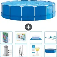 Intex Framezwembad, rond - 457x122 cm - 7-delig, model S618