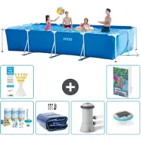 Intex Rechthoekig zwembad - 450x220x84 cm - 5-delig, model S160