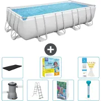 Bestway Power Steel Rechthoekig - 488x244x122 cm - 6-delig - Model S532