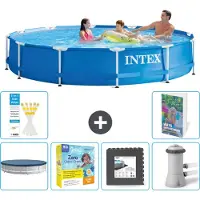Intex Framezwembad, rond - 366x76 cm - 5-delig, model S85
