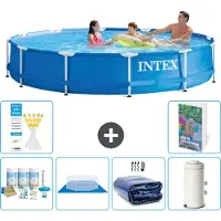 Intex Framezwembad, rond - 366x76 cm - 5-delig, model S115