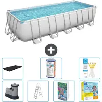 Bestway Power Steel Rechthoekig - 640x274x132 cm - 6-delig - Model S572