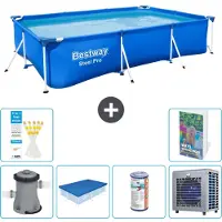 Bestway Steel Pro, rechthoekig zwembad - 300x201x66 cm - 5-delig, model S203