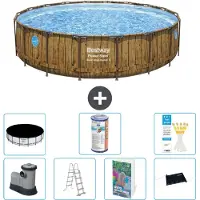 Bestway Power Steel Ronde Zwembad - 549x122 cm - 6-delig - Model S619