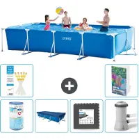 Intex Rechthoekig zwembad - 450x220x84 cm - 5-delig, model S41