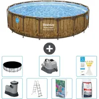 Bestway Power Steel Ronde Zwembad - 549x122 cm - 6-delig S649