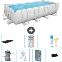 Bestway Power Steel Rechthoekig - 488x244x122 cm - 6-delig - Model S619