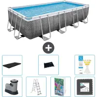 Bestway Power Steel Rechthoekig - 549x274x122 cm - 6-delig - Model S543
