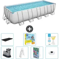 Bestway Power Steel Rechthoekig - 640x274x132 cm - 6-delig - Model S526