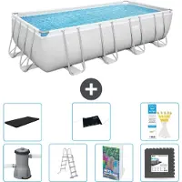 Bestway Power Steel Rechthoekig - 488x244x122 cm - 6-delig - Model S543