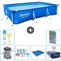 Bestway Steel Pro, rechthoekig zwembad - 300x201x66 cm - 5-delig, model S289