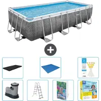 Bestway Power Steel Rechthoekig zwembad - 549x274x122 cm - 6-delig - Model S546