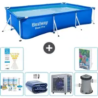 Bestway Steel Pro, rechthoekig zwembad - 300x201x66 cm - 5-delig, model S128