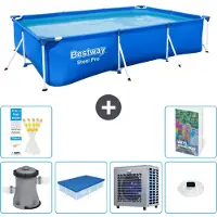 Bestway Steel Pro, rechthoekig zwembad - 300x201x66 cm - 5-delig, model S175
