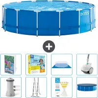 Intex Framezwembad, rond - 457x122 cm - 7-delig, model S544