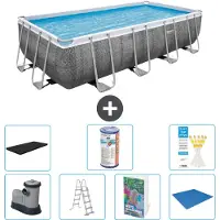 Bestway Power Steel Rechthoekig - 549x274x122 cm - 6-delig - Model S594