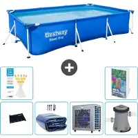 Bestway Steel Pro, rechthoekig zwembad - 300x201x66 cm - 5-delig, model S42