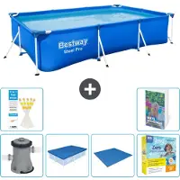 Bestway Steel Pro, rechthoekig zwembad - 300x201x66 cm - 5-delig, model S198